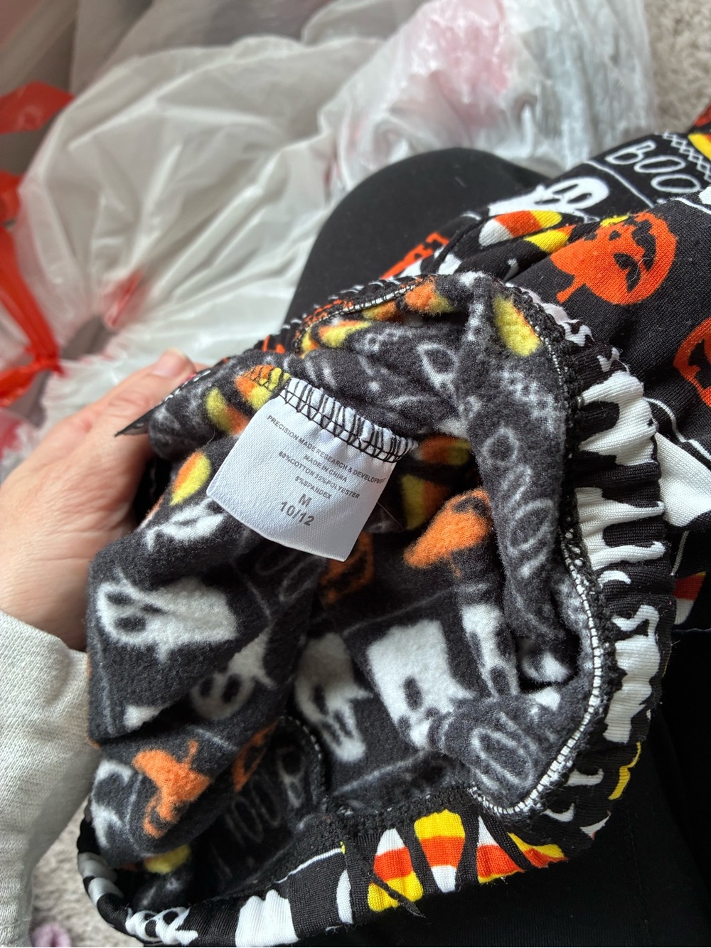 🎆🎇3for$9 Girls Halloween Fleece Leggings - - Picture 4 of 4